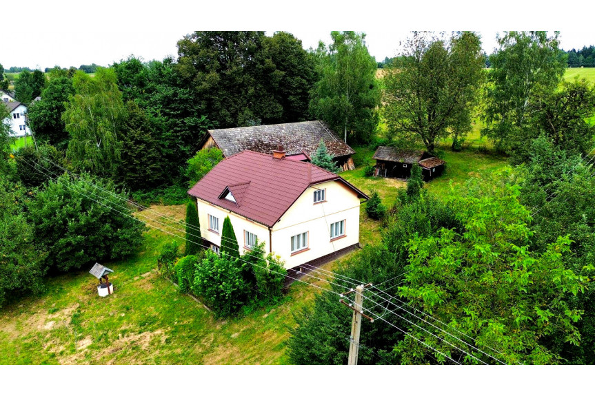 tarnowski, Szerzyny, SIEDLISKO Z DOMEM I LASEM, 3,10HA, SZERZYNY, GM. SZERZYNY, POWIAT TARNOWSKI